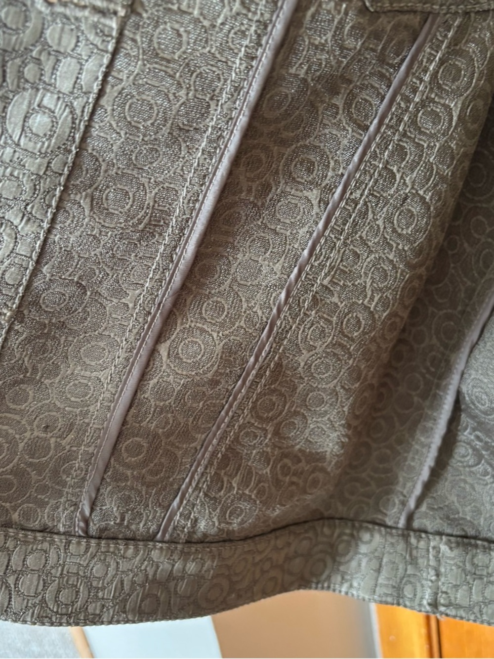Bianca Nygard Bronze Jacquard Classic Short Jacket - Picture 5 of 9
